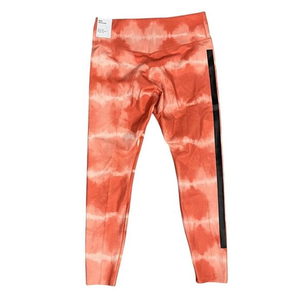 Nike Dri-FIT WMNS L Orange One Luxe Mid-Rise Printed Training Legging DM7619-827 - Picture 9 of 11